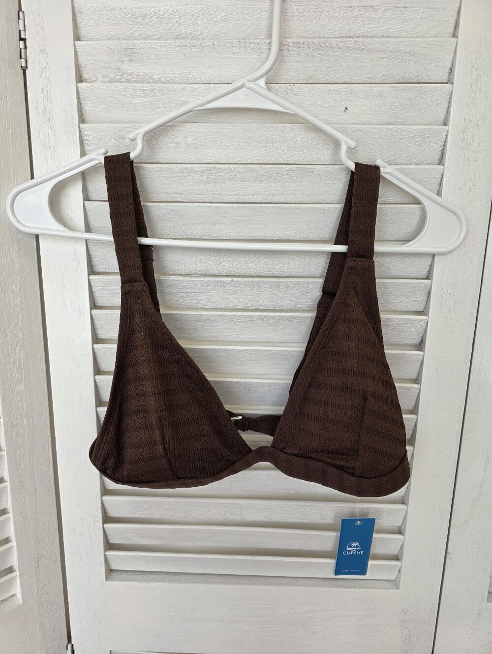 Cup She Bikini Top Women's Size M